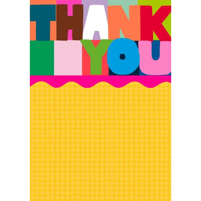 Papersalad Thank You Checkered